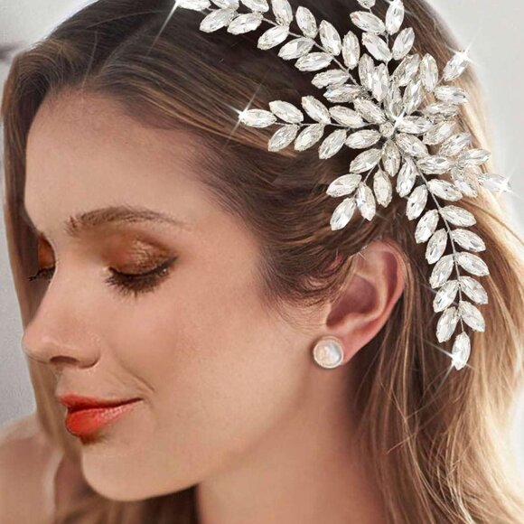 Jewelry - Bridal Hair Comb Rhinestone Crystal Wedding Jewelry Bridal Accessories for Women